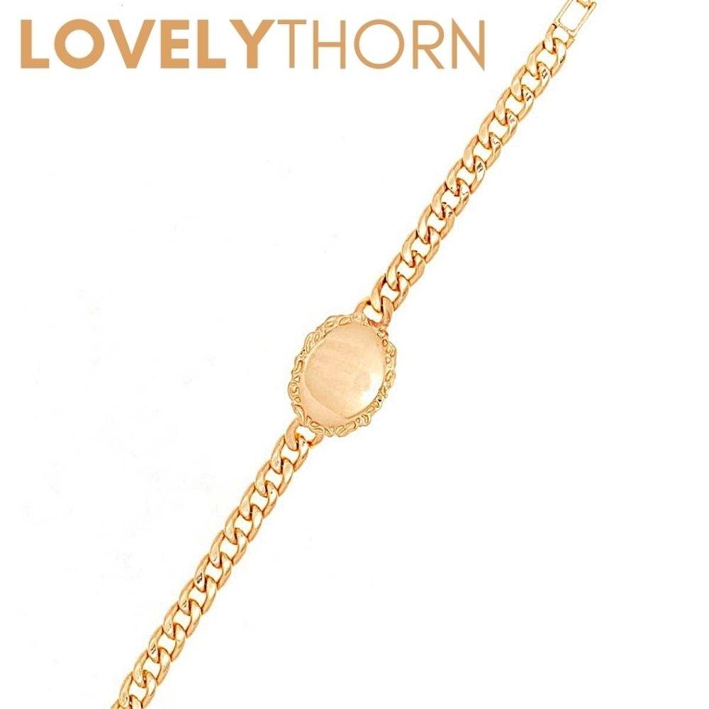 VANESSA MOONEY // ltd ed gold nugget chunky curb chain ID bracelet - Picture 14 of 15